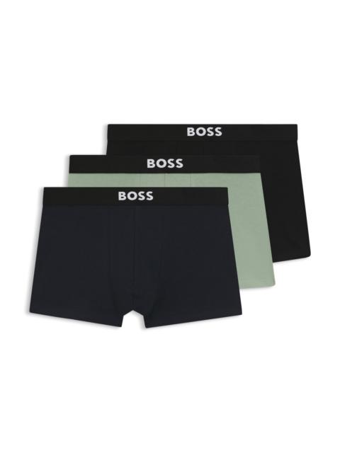 THREE-PACK OF STRETCH-COTTON TRUNKS