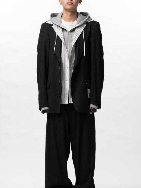 Mix Layered Wool Jacket