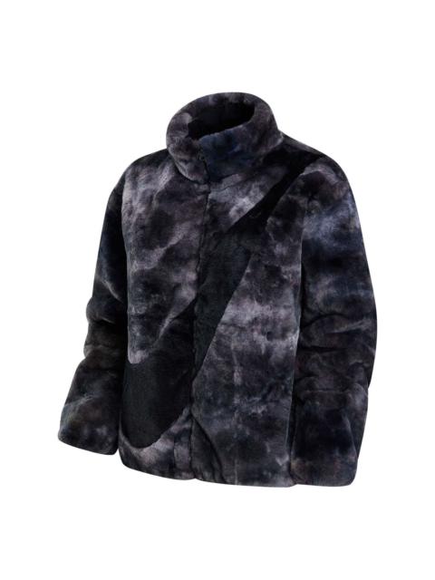 (WMNS) Nike Big Swoosh Sportswear Jacket 'Black' HQ4871-010