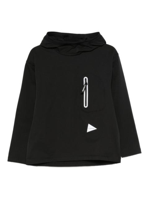 zip-pocket hoodie