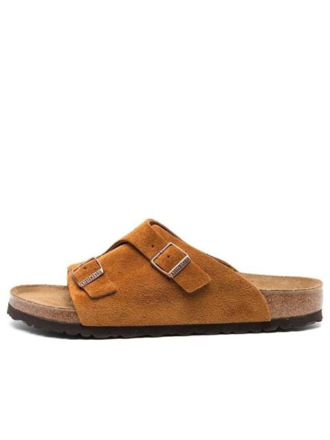 (WMNS) Birkenstock Zrich Suede Leather 'Mink' 1023842