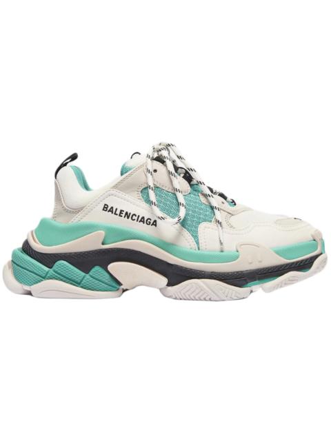 Balencaiga Triple S White Grey Turquoise (Women's)