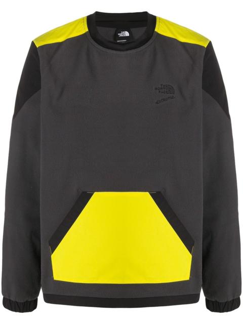 contrast panel sweatshirt