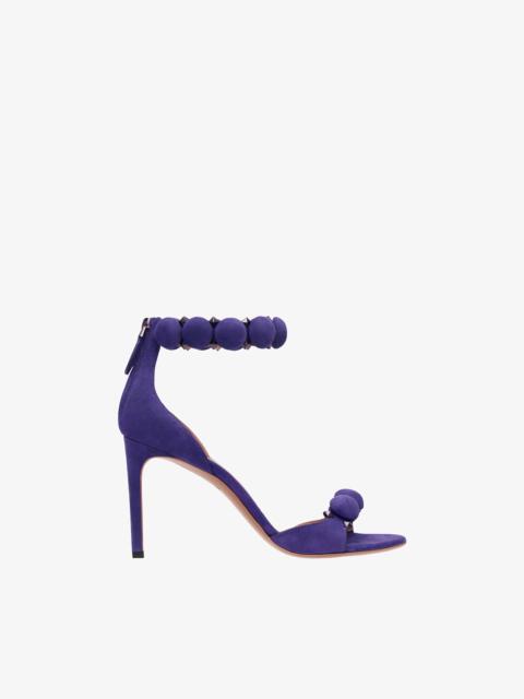 BOMBE SANDALS IN SUEDE GOATSKIN