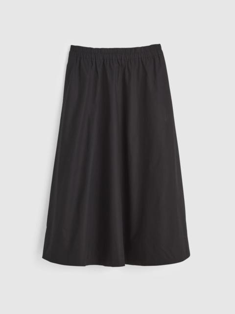 A-Line Midi Skirt in Poplin