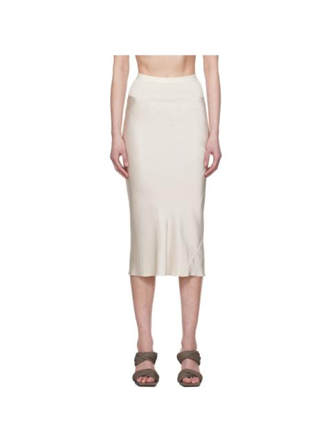 Off-White Hollywood Knee Bias Midi Skirt