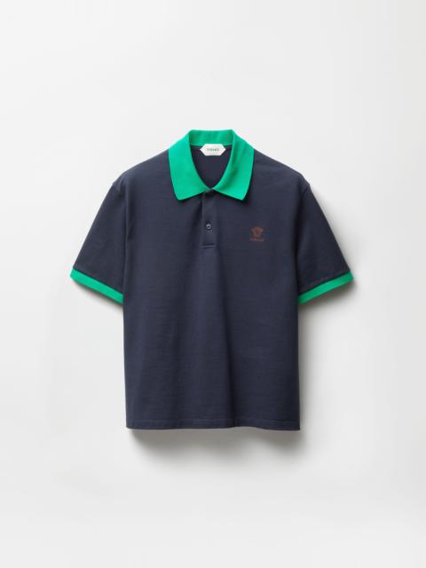 Embroidered Cotton Piqué Polo