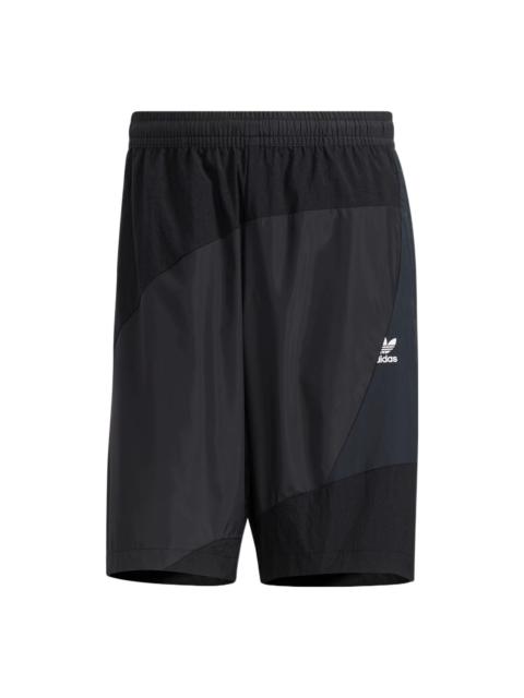 adidas originals Bold Shorts Solid Color Breathable Sports Black HH9442