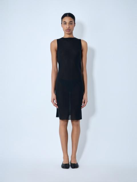 Sleeveless Mesh Midi Dress