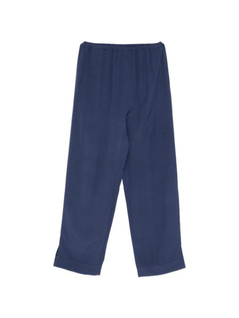 elasticated-waistband trousers