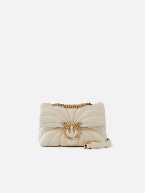 LOVE BAG PUFF BUTTERFLY MINI NAPPA LEATHER CROSSBODY BAG
