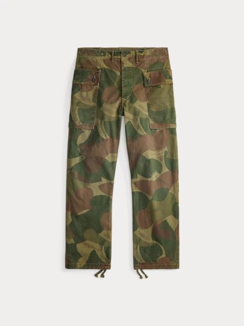 Camo Poplin Cargo Field Pant