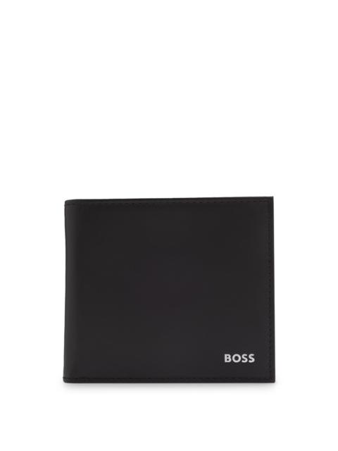 LOGO-PRINT WALLET IN LEATHER