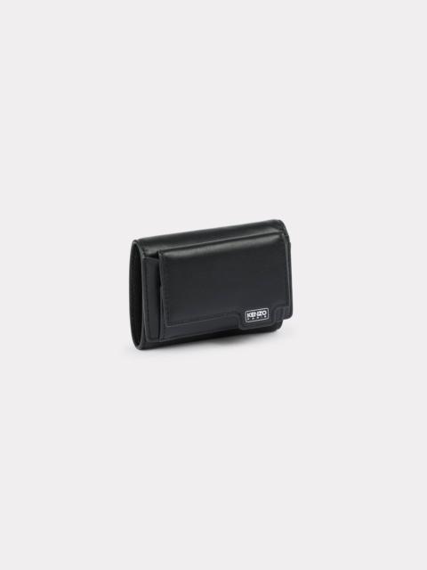 'KENZO Tab' trifold wallet in leather