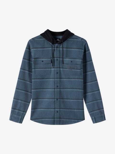 Archer Hooded Flannel Standard Fit Long Sleeve Shirt