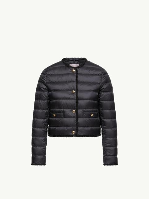 Fleurs Bouclé-Trimmed Short Down Jacket