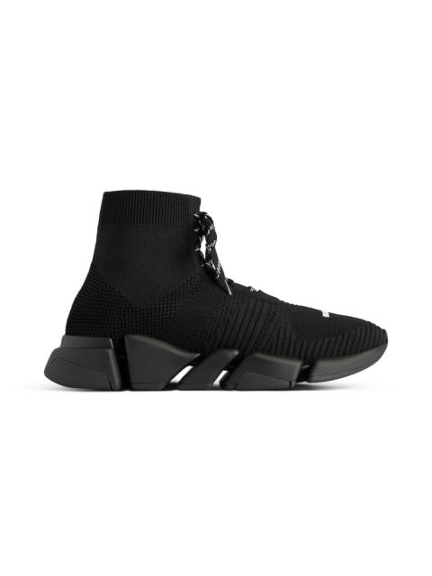 Men's Speed 2.0 Lace-up Recycled Knit Sneaker in Black