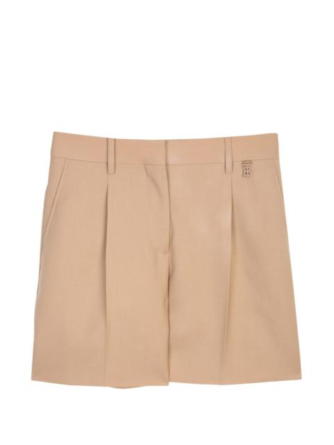 pleated shorts