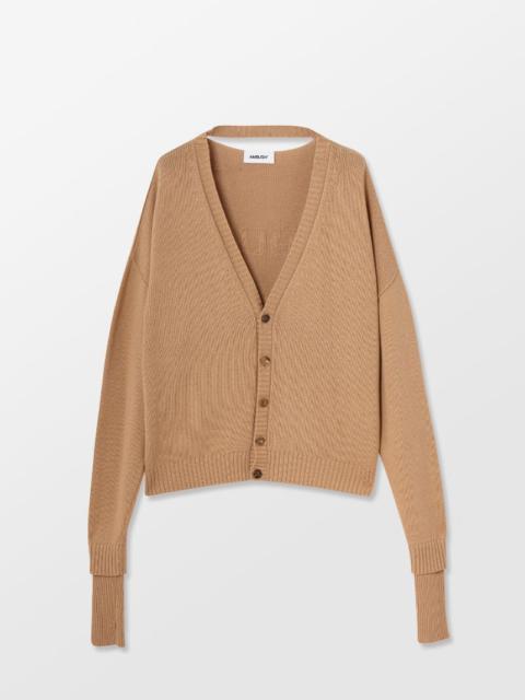 OVERSIZED LOGO CARDIGAN