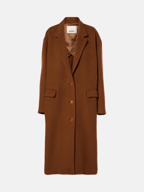 Efezia wool, cashmere and silk coat
