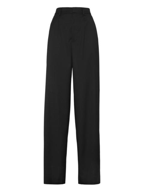 high-rise tailored trousers