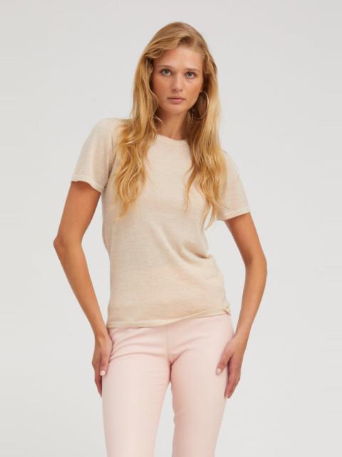 SANDSTONE ULTRA FINE CASHMERE TEE
