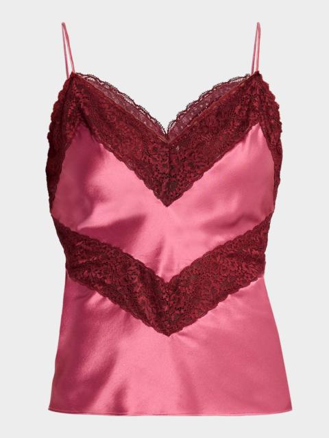 Brimsley Silk Lace Cami Top