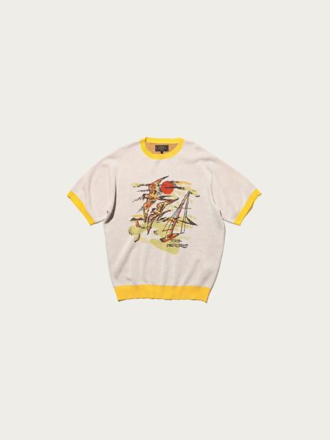 Knit Tee Jacquard - Bird