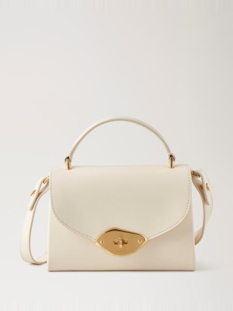 Small Lana Top Handle
Eggshell High Gloss Leather