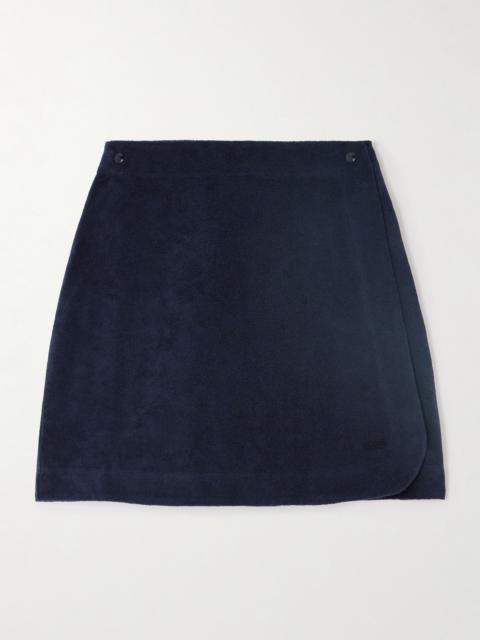 Spa Cotton-terry Mini Wrap Skirt