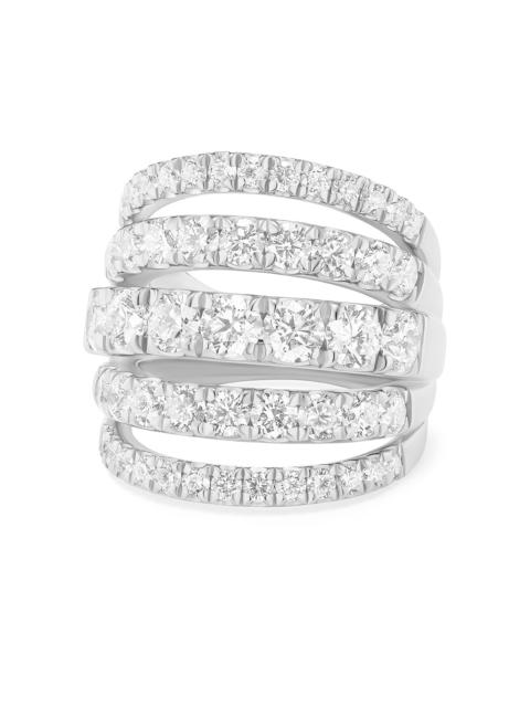 Clara Five Row Diamond Ring