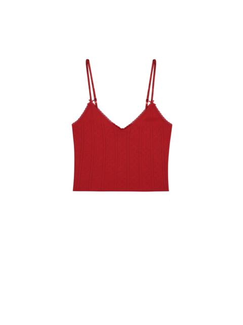 The Cami Cherry Red
