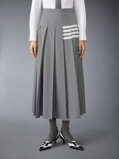 RIPSTOP 4-BAR PLEATED SKIRT
