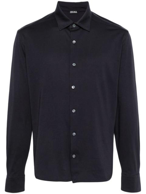 long-sleeve cotton shirt