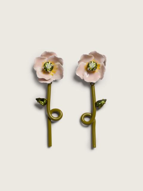 Blooming Poppy Drip Earrings