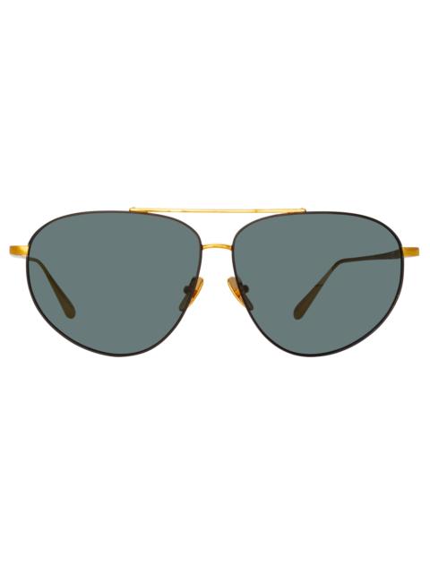 Gabriel Sunglasses in 22K Yellow Gold
