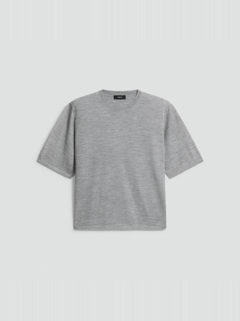 Boyfriend Tee in Regal Wool