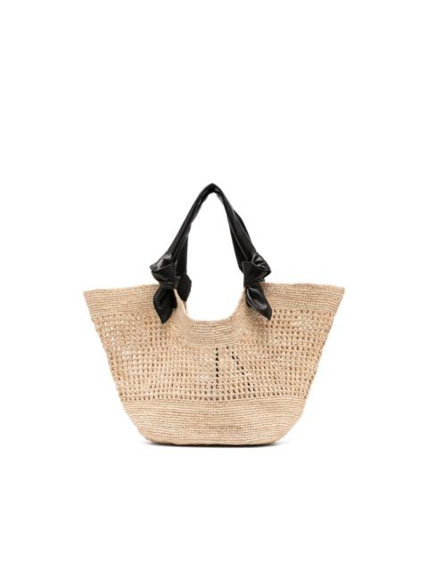 straw tote bag