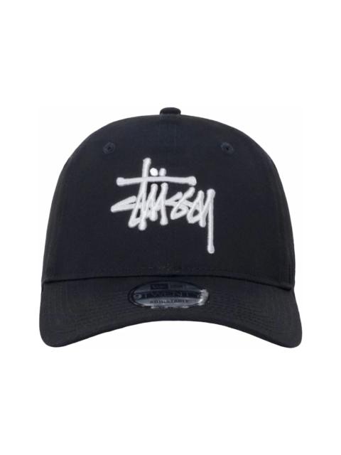 Stussy New Era 9Twenty Basic Strapback Black