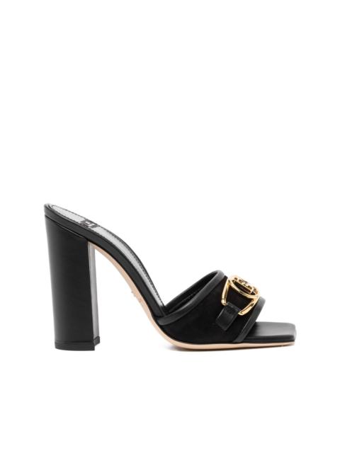 100mm logo-buckle sandals