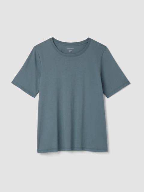 Organic Pima Cotton Jersey Round Neck Tee