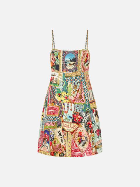 SHORT SQUARE NECK SUNDRESS