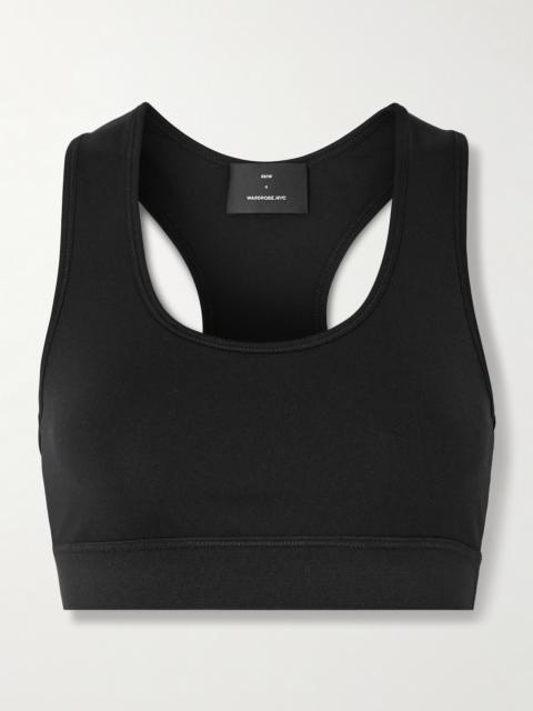 + Rhw Stretch-jersey Sports Bra