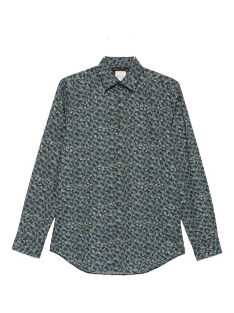 floral-print shirt