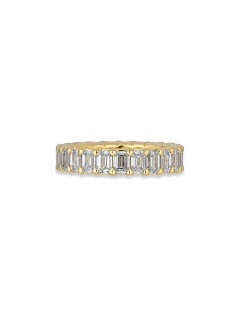 LAB-Created Emerald Cut Eternity Band