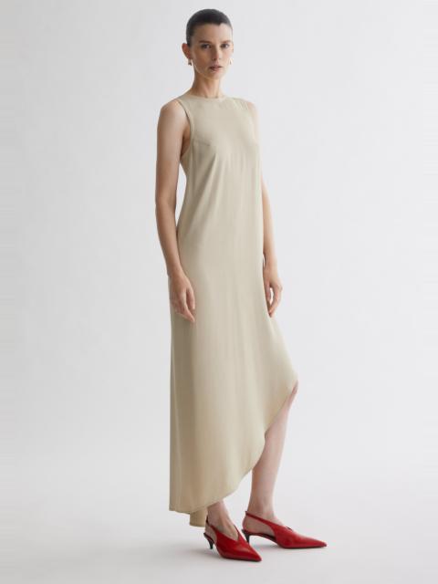 GLAZE
Asymmetric satin maxi dress
