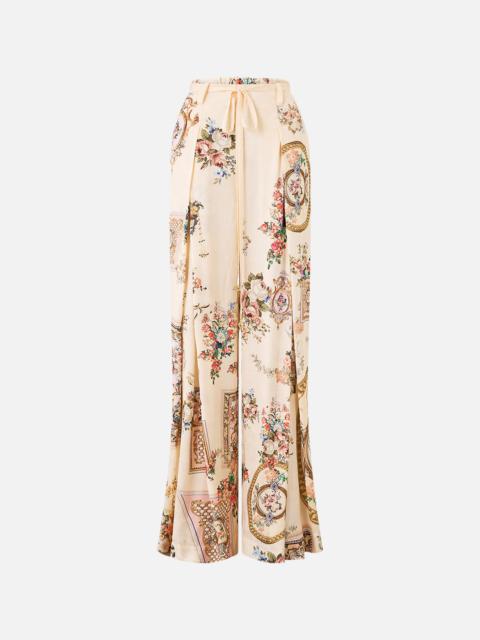 SOFT WIDE LEG PANT WITH TIE DETAIL