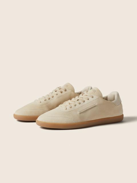 WHITE 232 SUEDE SNEAKERS