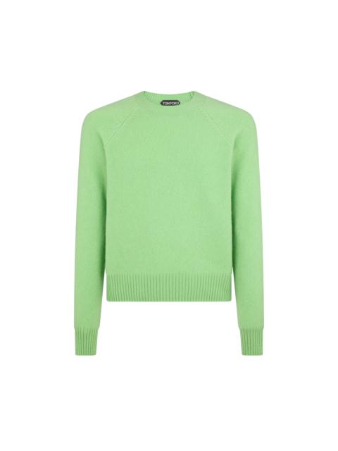 FELTED CASHMERE CREW NECK