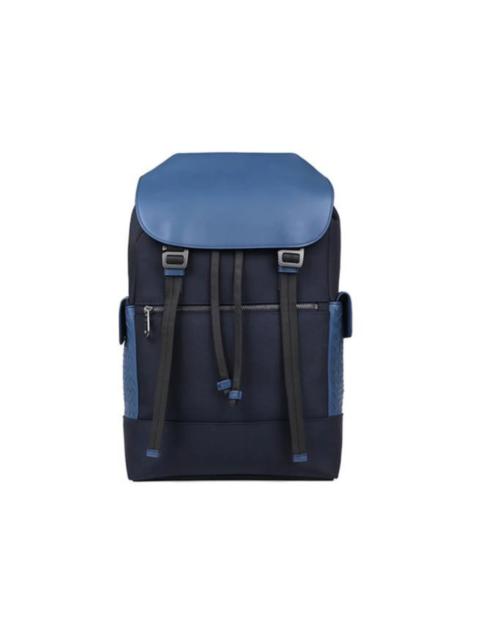 Bottega Veneta Leather Backpack Navy